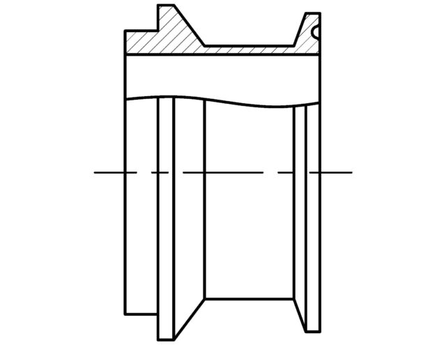17-14I-14MP MALE I-LINE X CLAMP