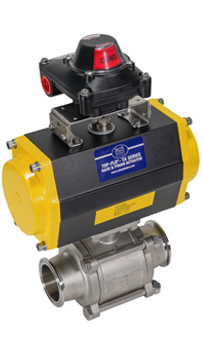 ACTUATED 2-WAY BALL VALVES