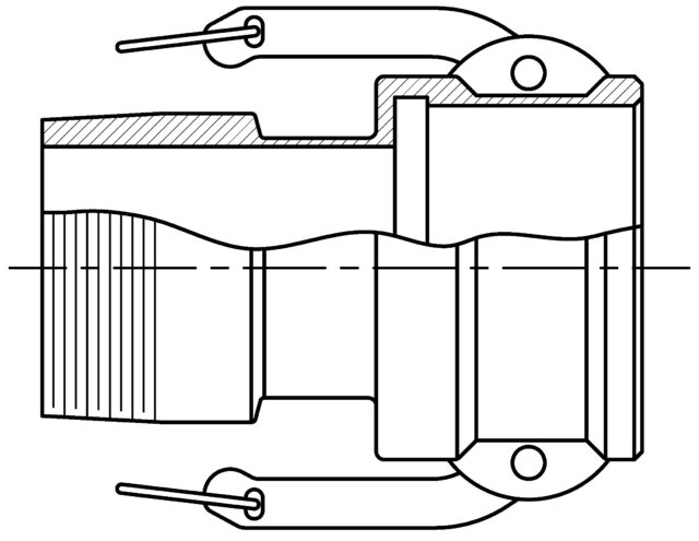 FEMALE CAMLOCK X MALE NPT