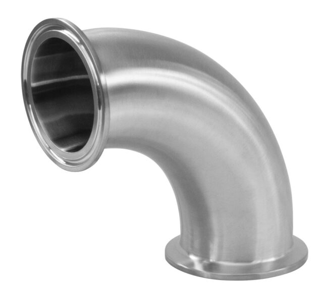 S2CMP 90 DEGREE ELBOW, CLAMP ENDS