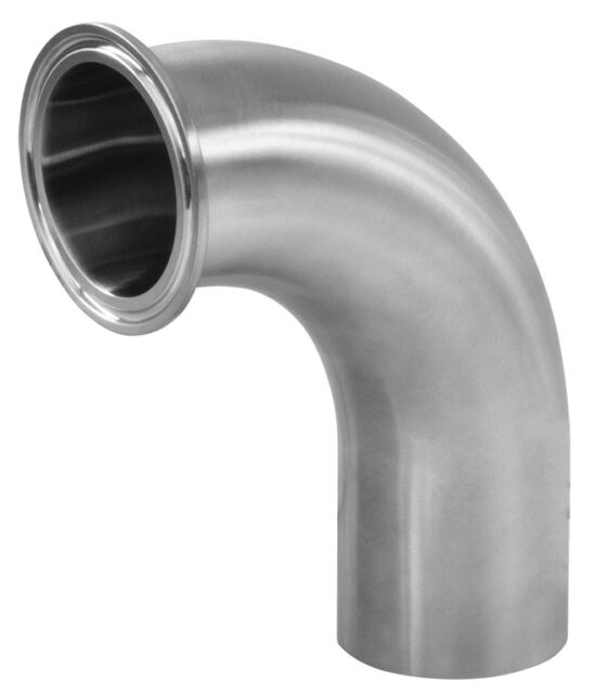 S2CKW 90 DEGREE ELBOW TANGENT WELD END X CLAMP
