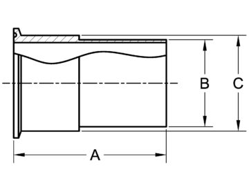 6 6 Steel and Obrien EBJ06000i-316 Stainless Steel 15WI Female I-Line Ferrule 6 6 Steel and Obrien EBJ06000i-316 Stainless Steel 15WI Female I-Line Ferrule