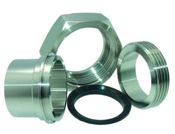 Steel and Obrien BAK01000i-304 Stainless Steel 14PRF Plain Bevel Seat SW Ferrule 1 Steel and Obrien BAK01000i-304 Stainless Steel 14PRF Plain Bevel Seat SW Ferrule 1
